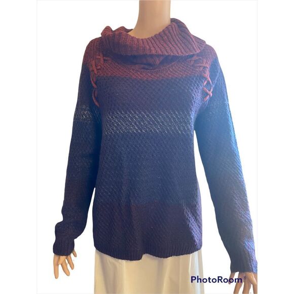 Vintage Sweaters - Vintage Signature Studio Cowl Neck Sweater L